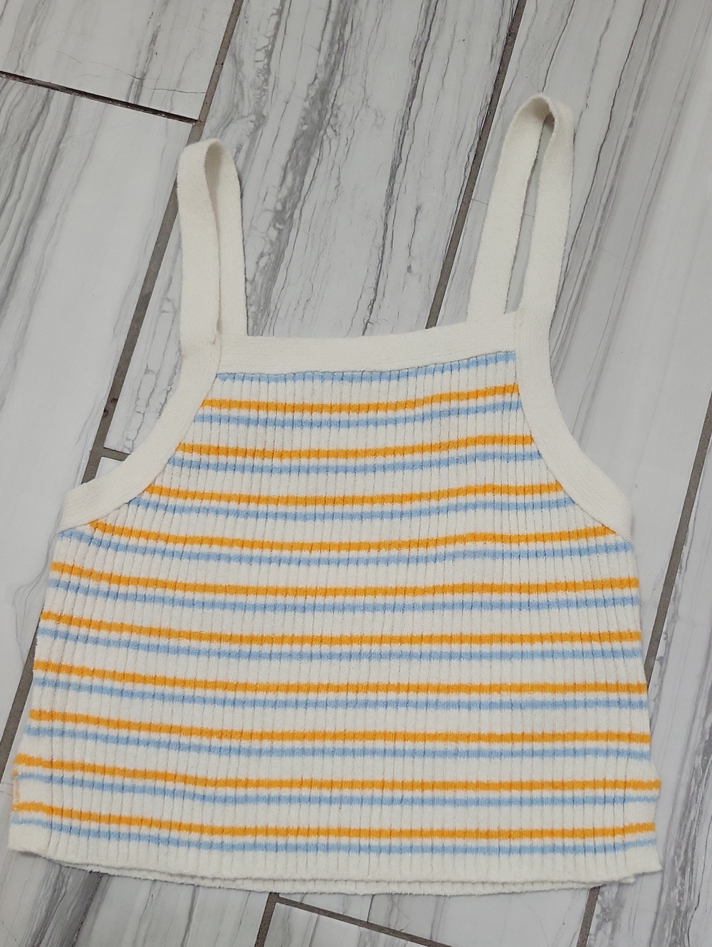 BDG Striped Ribbed Crop Tank
